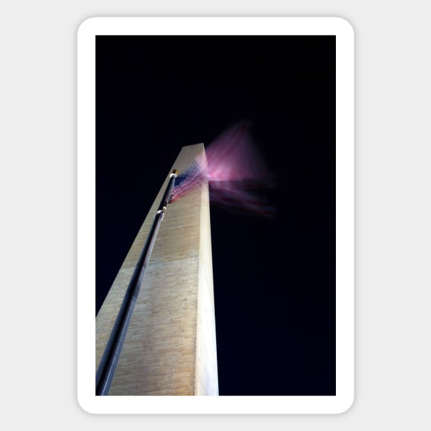 Flag Blur - Washington D.C. Sticker by searchlight